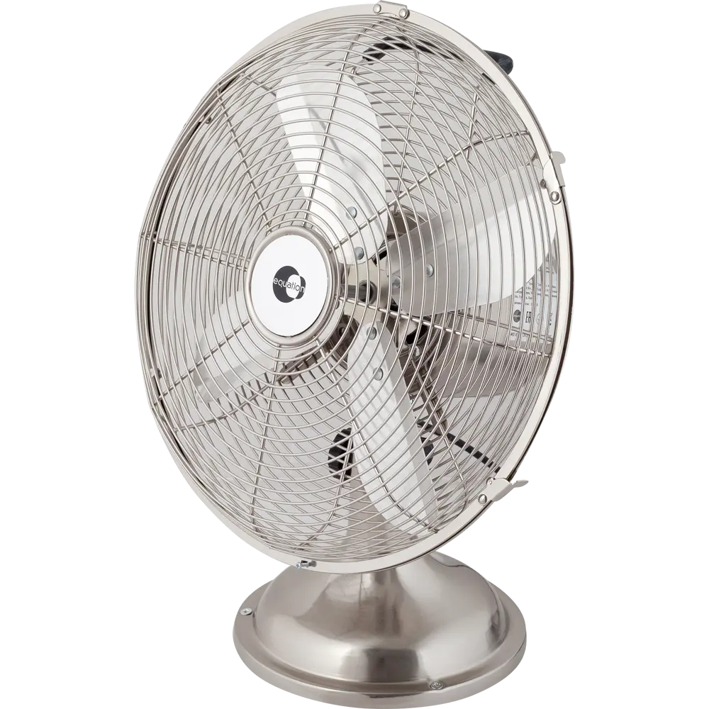 Вентилятор настольный Equation Mini Cooma 40 Вт 30 см цвет нержавеющая сталь STLM-2082198