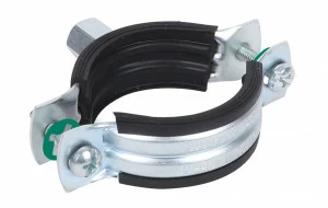 33435118 Крепление для труб  2S Хомуты с вкладышем epdm (M8/10) для стальных, медных, чугунных и пластиковых (многослойных) труб