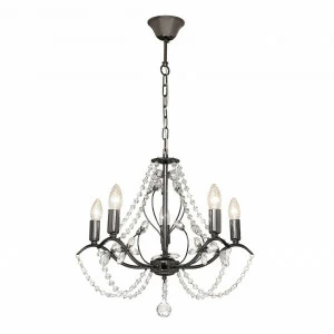 Подвесная люстра Silver Light Antoinette 726.59.5 SILVER LIGHT ANTOINETTE BLACK 186176 Хром