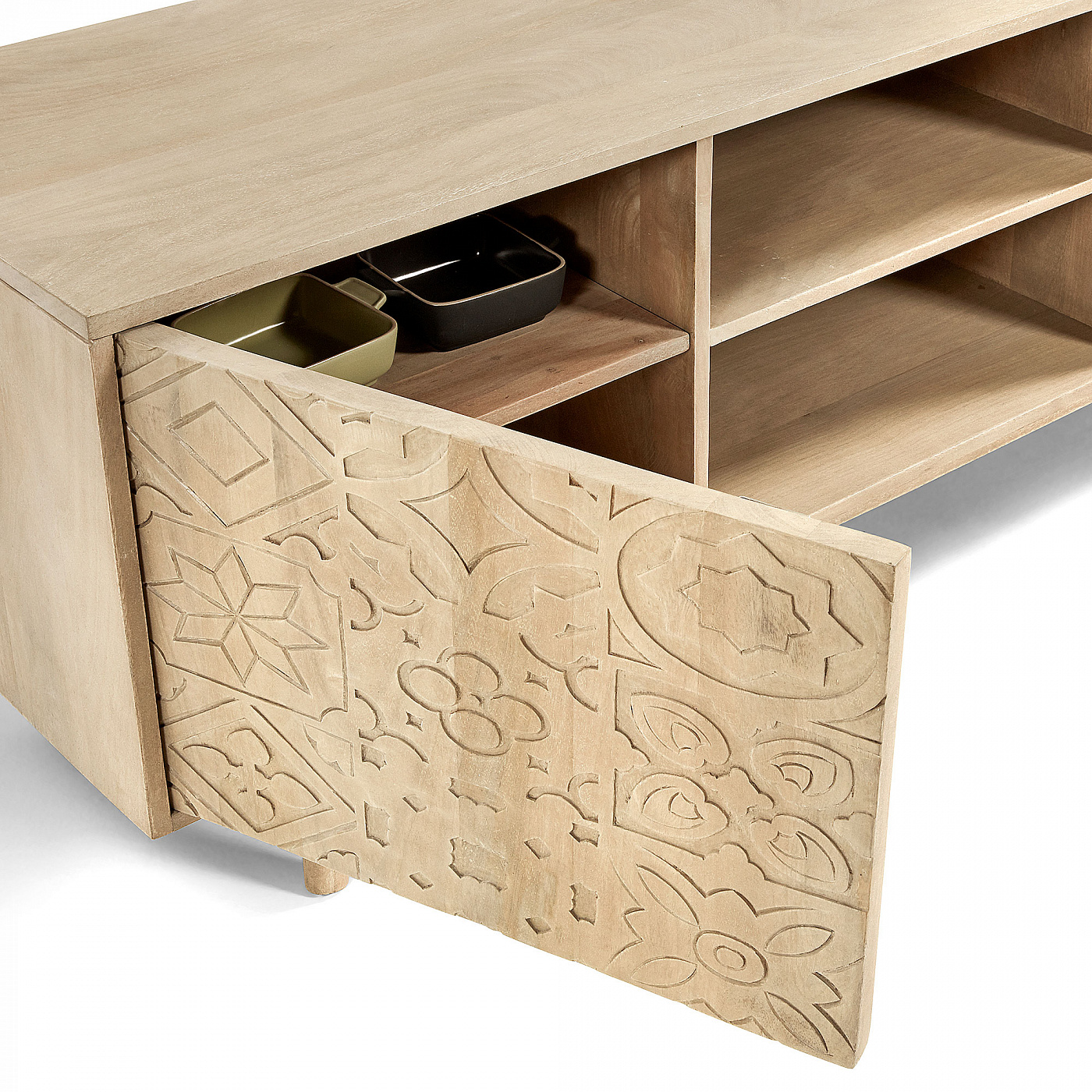 068924 Тумба под ТВ Sakoi 160х55 манго La Forma Seleb  - Вид №1