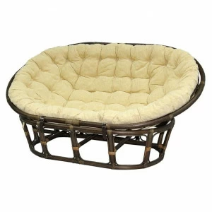 Кресло для отдыха бежевое овальное Sunny Day ЭКО ДИЗАЙН ПЛЕТЕНАЯ 009677 Бежевый