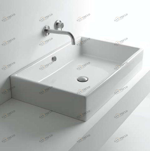 41709 Накладная раковина на столешницу  овальная Santreyd 