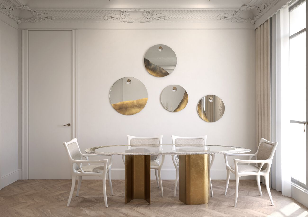 Настенное круглое зеркало ARTE VENEZIANA итальянские пейзажи ARCH-00006956 - Вид №2