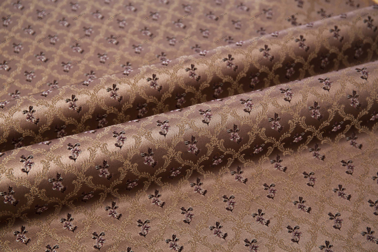 COLORISTICA Francheska combi col.04 Ткань мебельная  Жаккард  Francheska Коричневый 