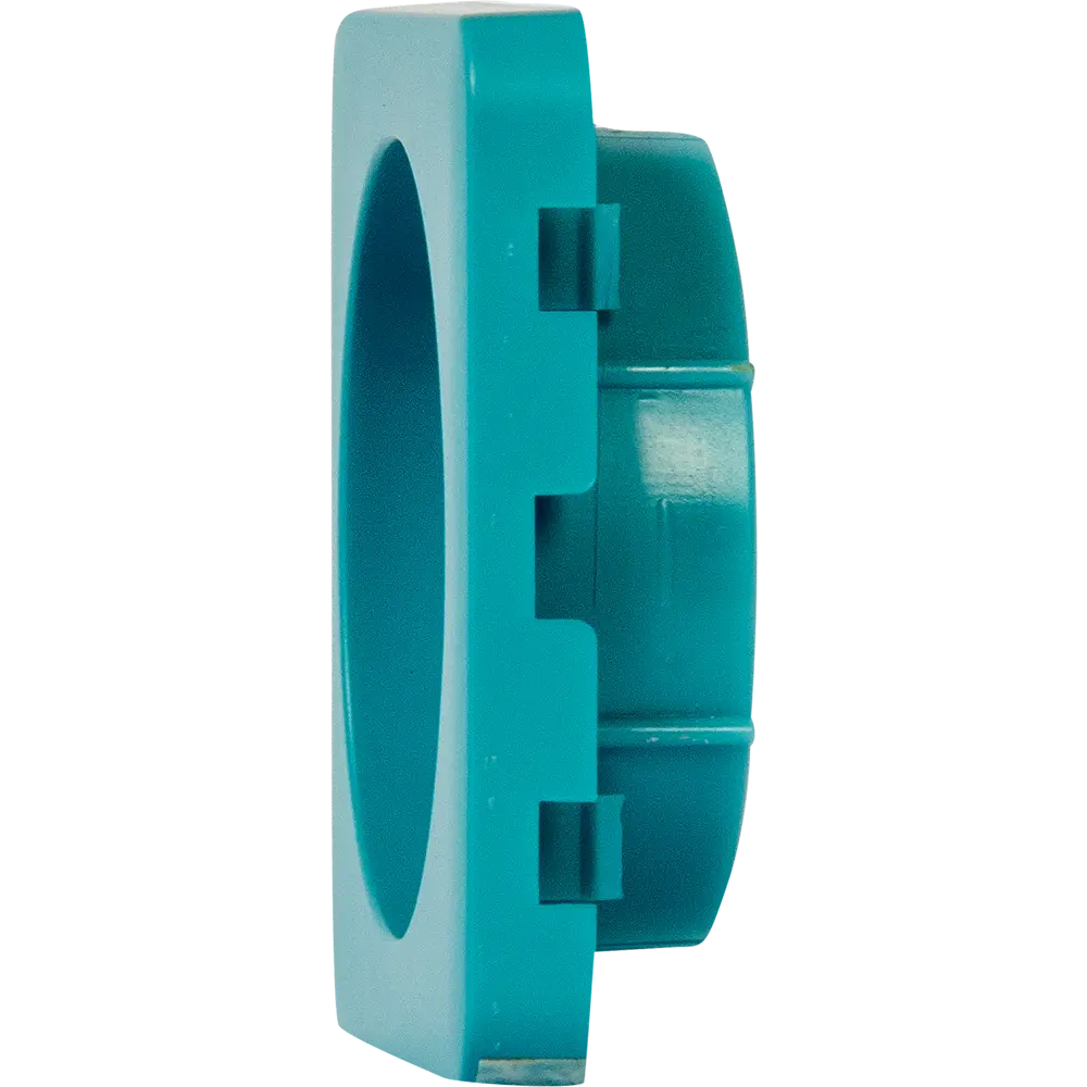 Накладка для розетки без заземления Lexman Cosy, цвет бирюзовый STLM-2126456 - Вид №2