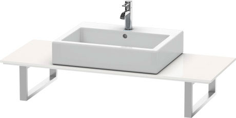 XL011C02727 X-Large Консоль для накладных раковин и встраиваемых умывальников Белая сирень, глянцевый лак Duravit - Вид №2