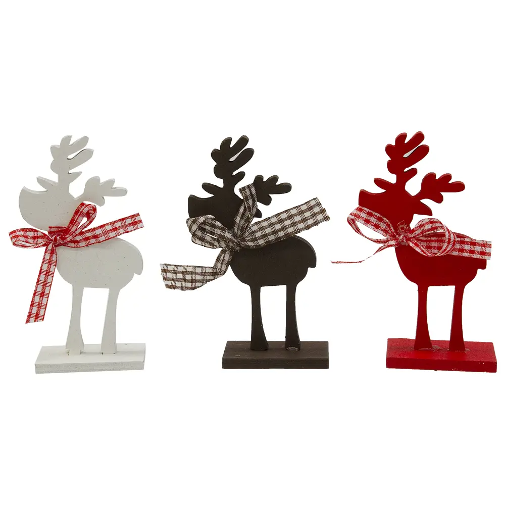 Ёлочное украшение «Олень» 9 см, дерево, в ассортименте Santreyd STLM-2138648 - Вид №5