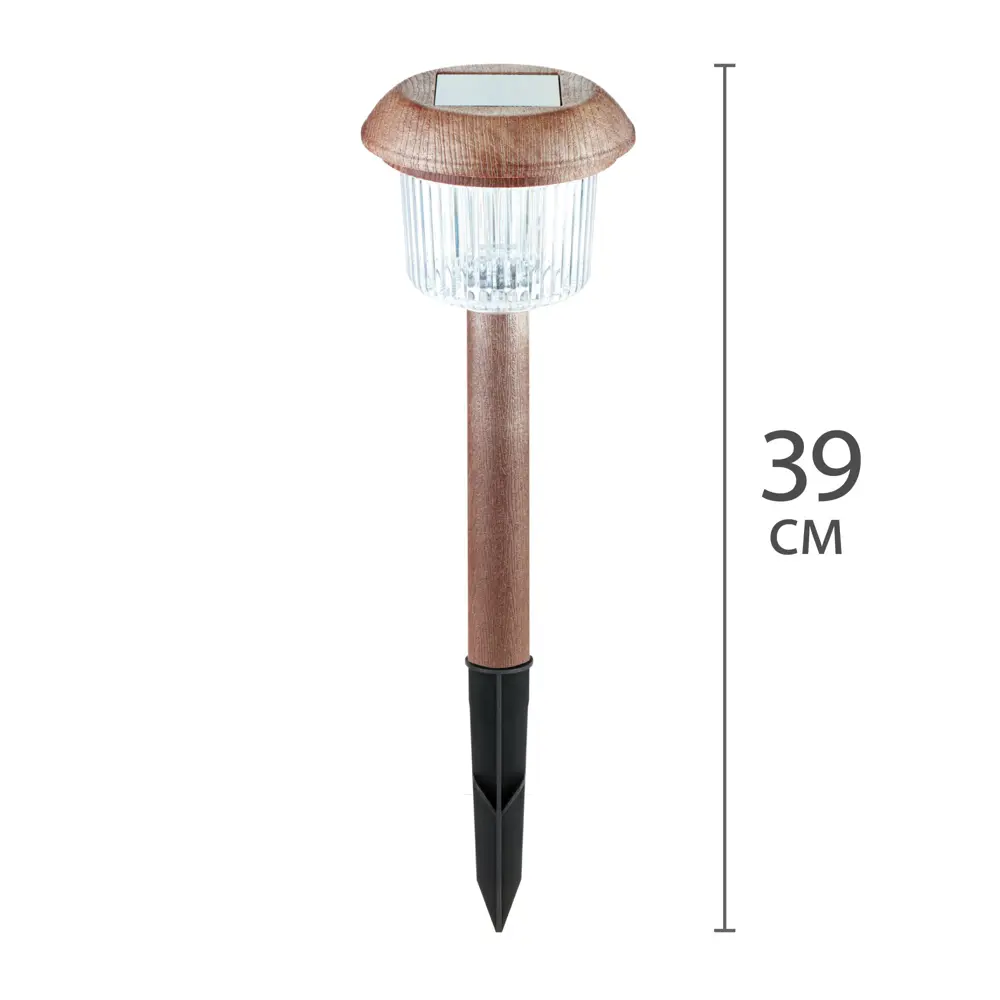 Светильник на солнечных батареях Druid dark, 39 см, пластик WOLTA STLM-2130725 - Вид №2