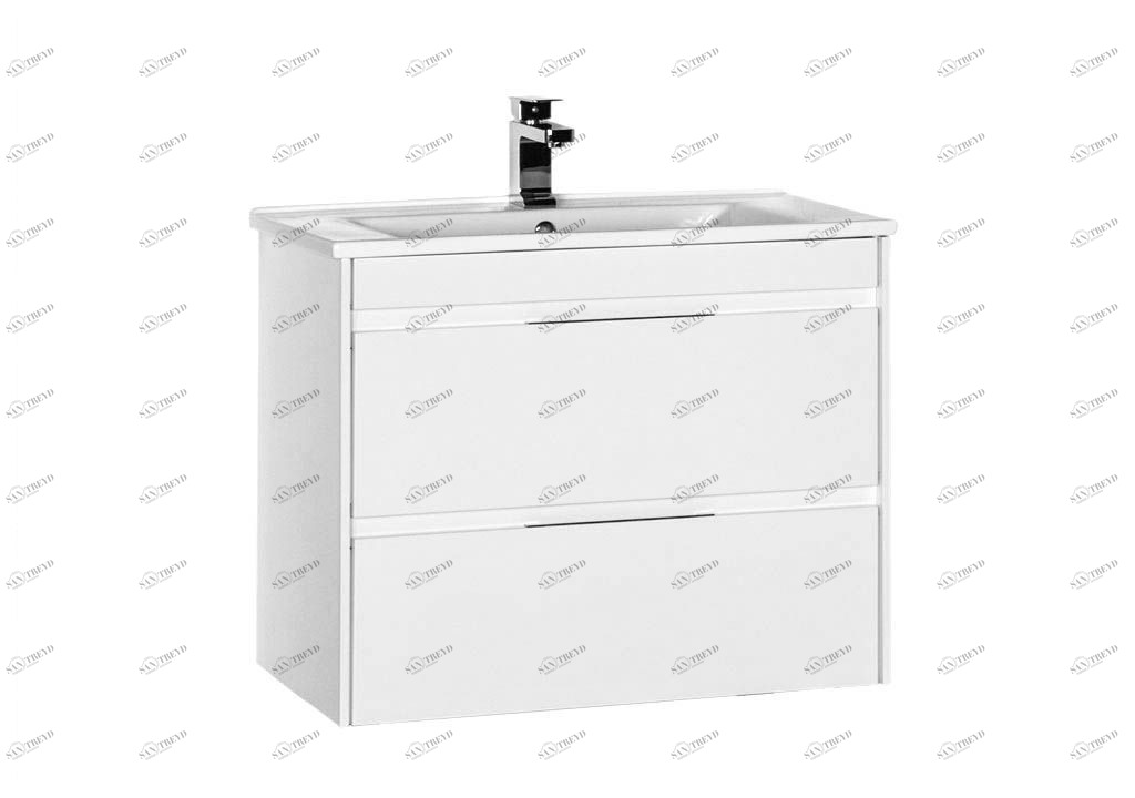 Тумба с раковиной Aquanet Тулон 85 белый 0018272400182320