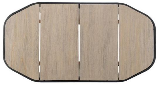 Ethimo Низкий овальный столик для сада из тика Swing Swtr05 - Вид №2