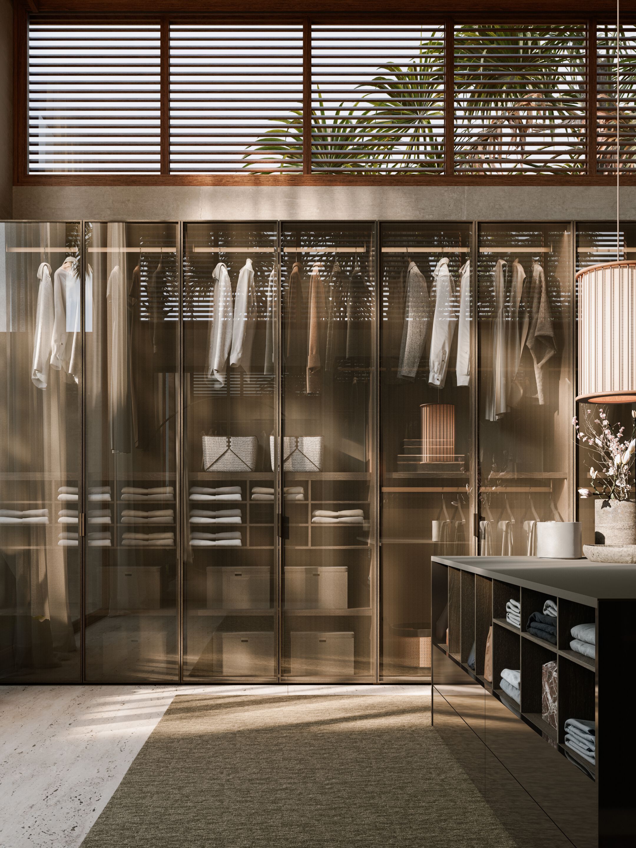 Модульный настенный шкаф с комодом Boffi Антиб ARCH-00090357 - Вид №1