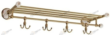 Полка-держатель для полотенец MIGLIORE Provance Ml.PRO-60.529.BR, цвет бронза 
