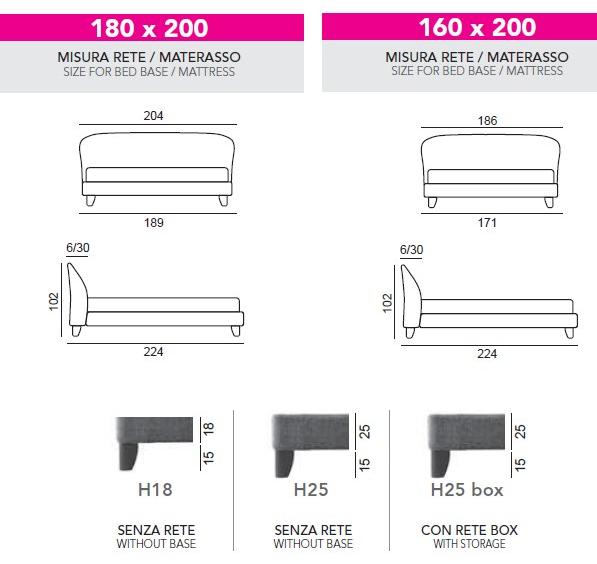 Twils Двуспальная кровать с мягким изголовьем Carnaby sun-id-1472785 - Вид №8