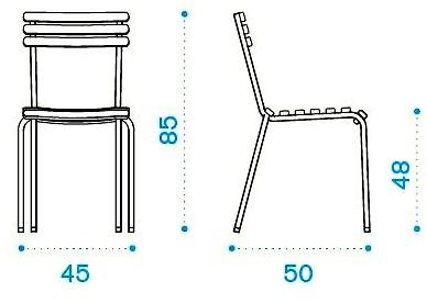 Ethimo Штабелируемый садовый стул из тикового дерева Laren Lasi4005 - Вид №3