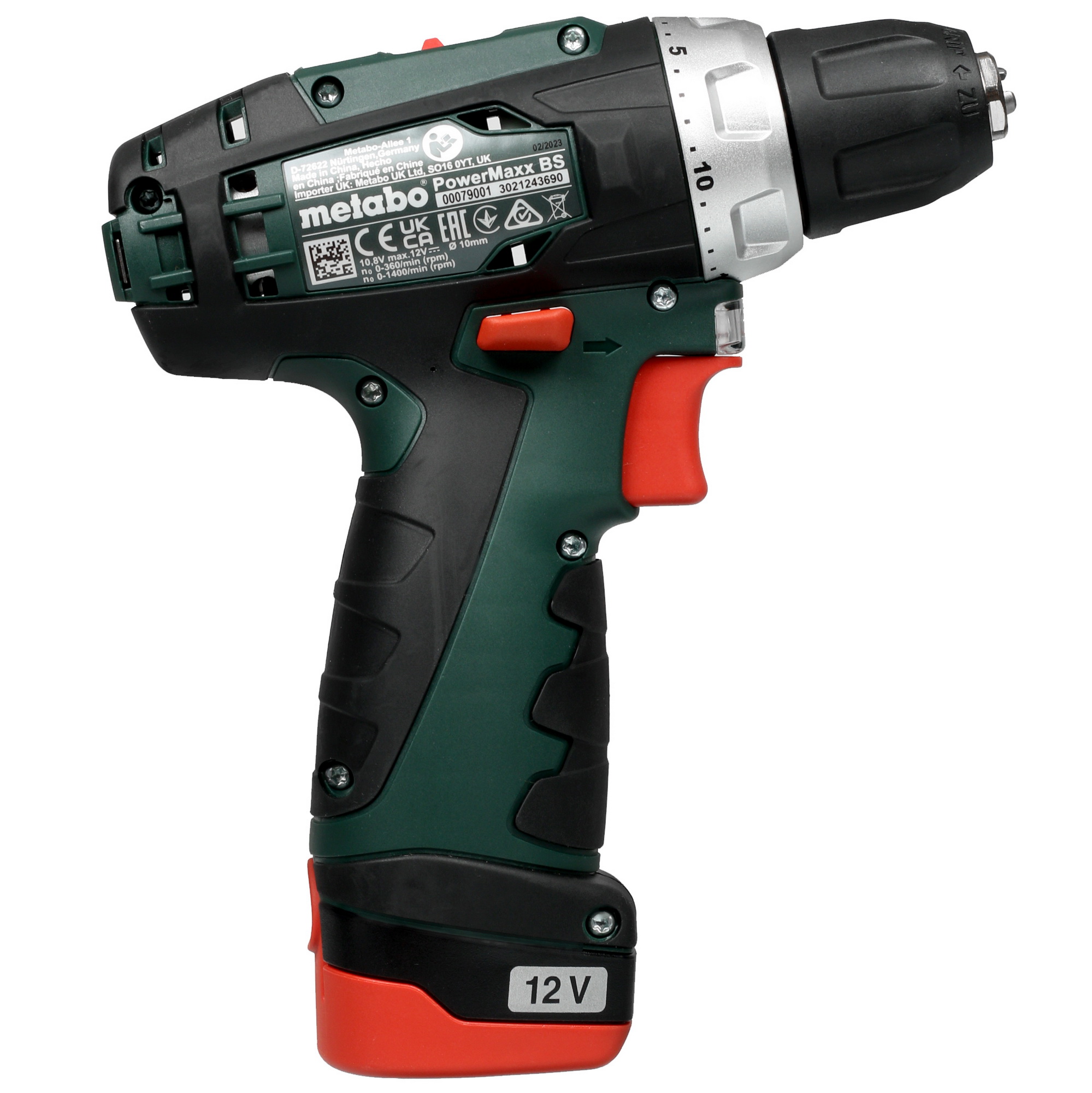 Дрель-шуруповерт Metabo PowerMaxx BS Basic 10.8/12V 8172097 STDN-0068911 - Вид №2