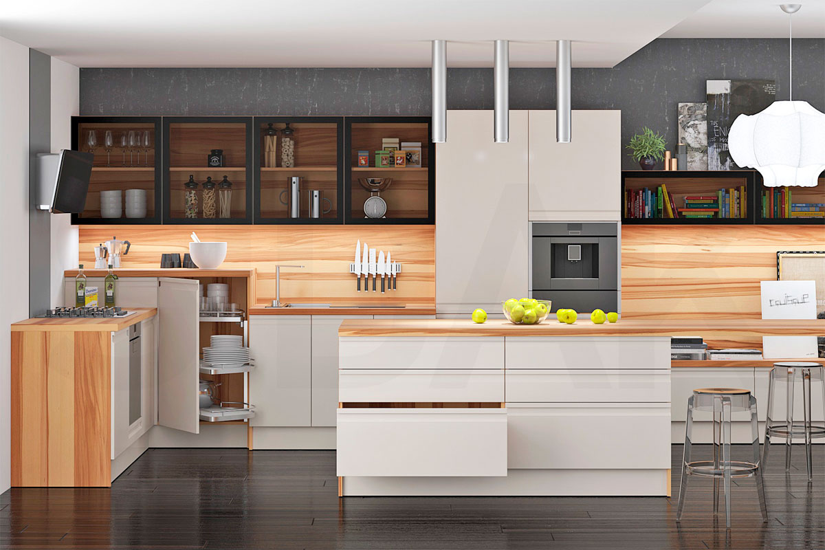 Ручки для кухонной мебели  Фрезеровка «RF10» 101 Белый SIDAK SIST3297-7417 - Вид №1