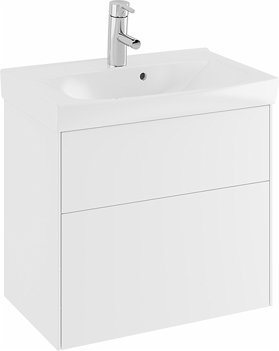 47393 Комплект мебели IFO Sense, с двумя ящиками, Ш = 900 мм, Ш1 = 922 мм, белый  - Вид №2