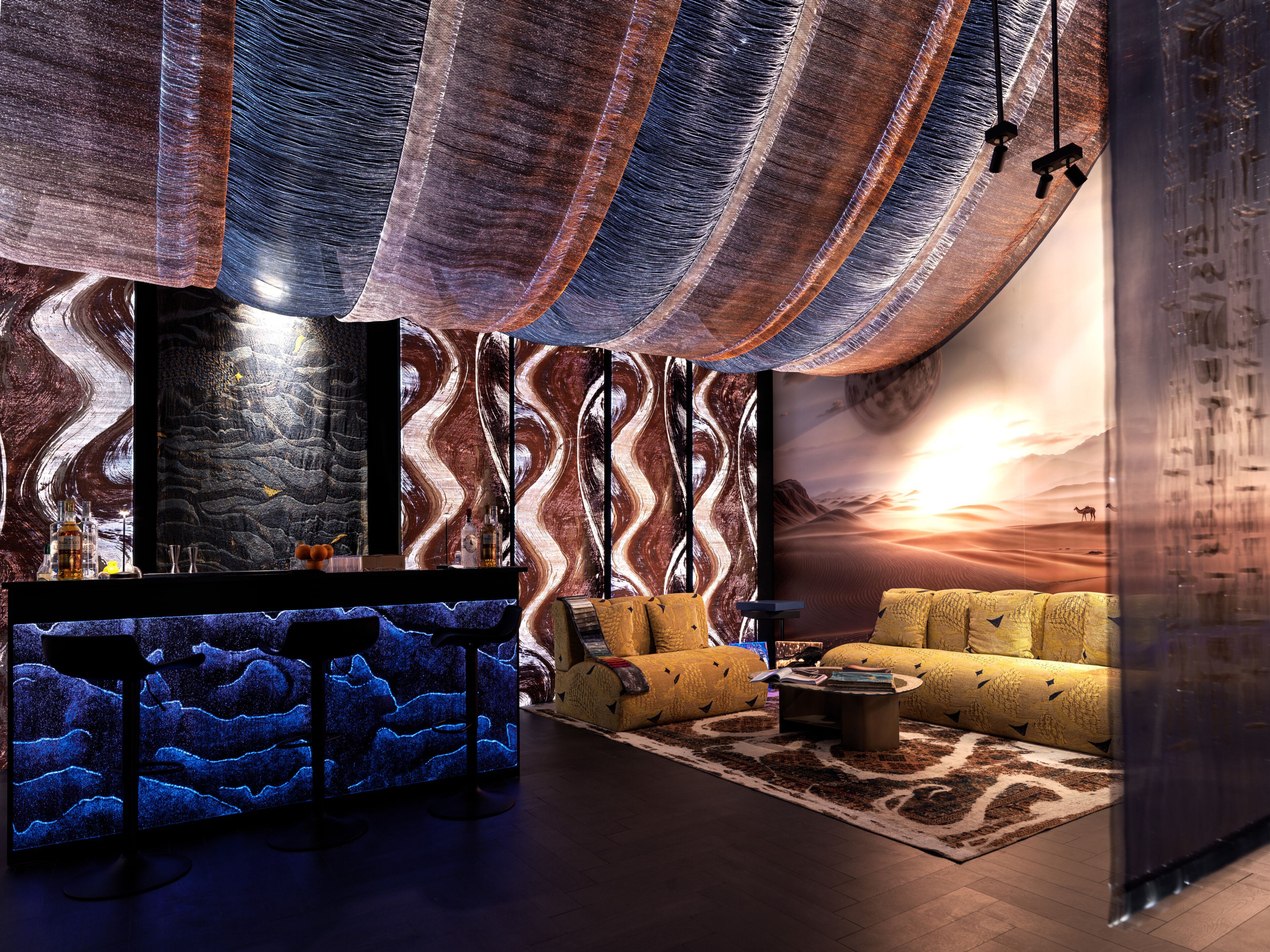 Светящаяся ткань с оптическим волокном для штор DREAMLUX® Tende ARCH-00147176 - Вид №10