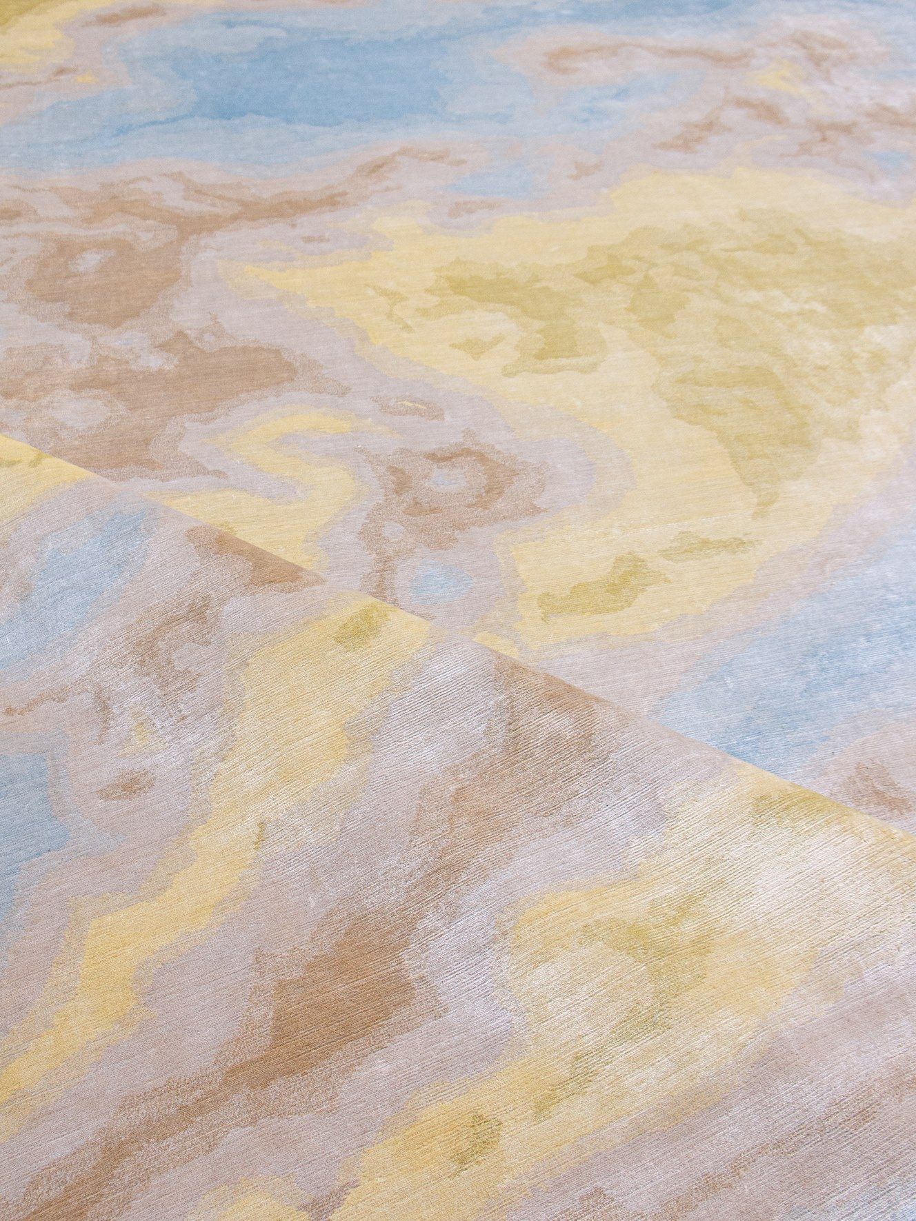 Шелковый прямоугольный ковер ручной работы Edition Bougainville Chromatic ARCH-00139568 - Вид №2