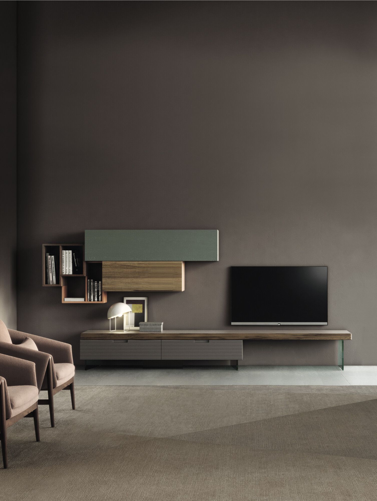 Модульная модульная стена из массива дерева Devina Nais Ноль.16 ARCH-00065357 - Вид №31