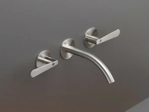 Ceadesign Смеситель для умывальника настенный из нержавеющей стали с 3 отверстиями Lutezia Ltz 02