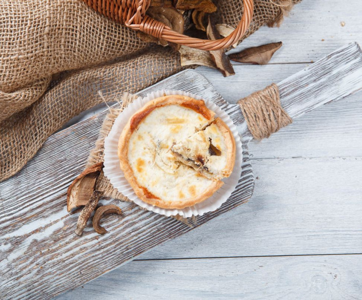 2820 Киш с лесными грибами Вкусляндия 