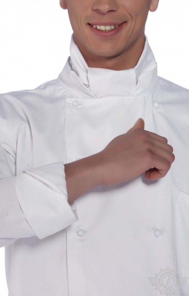 66019 Куртка поварская "Люкс" двубортная  Повар  размер 44-46/170-176 Спецодежда  - Вид №6