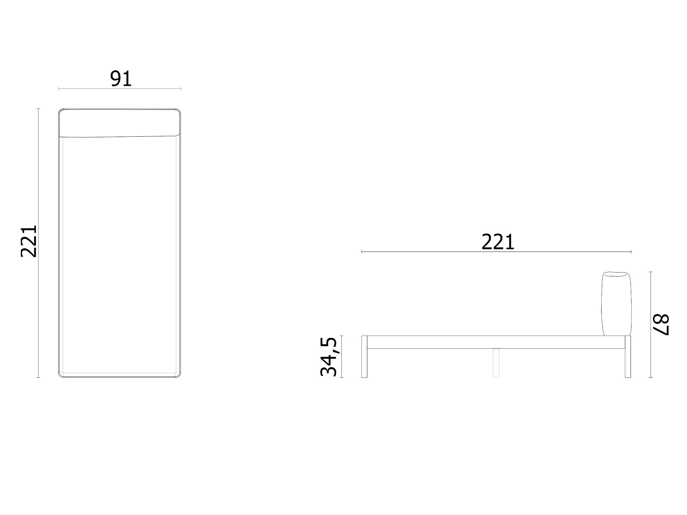Алюминиевая односпальная кровать с мягким изголовьем Noah Living Heia ARCH-00076752 - Вид №13