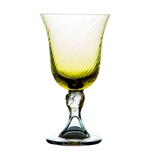 2707 ORIGINALMURANOGLASS Бокал цвета фюме - чаша Грааль - Original Murano Glass OMG  см