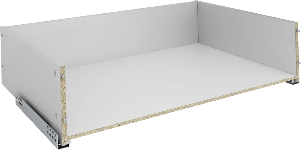 Выдвижной ящик DELINIA для кухни серый 75 см с полным выдвижением 82169305