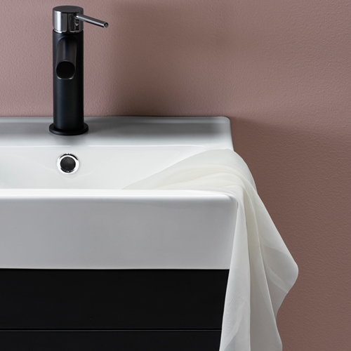 1580001 Go Шкаф Для Умывальника 450 Черный Hafa  Черный  - Вид №3