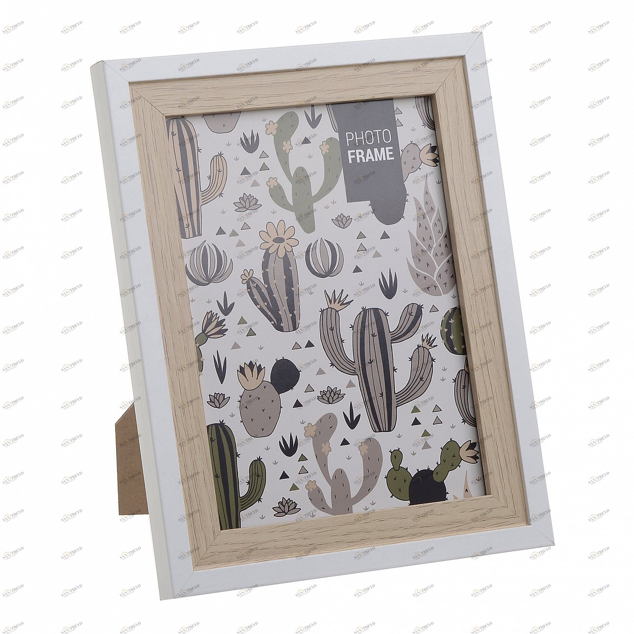 Фоторамка настольная 20х15 см деревянная белая TO4ROOMS  00-3839101 Белый 