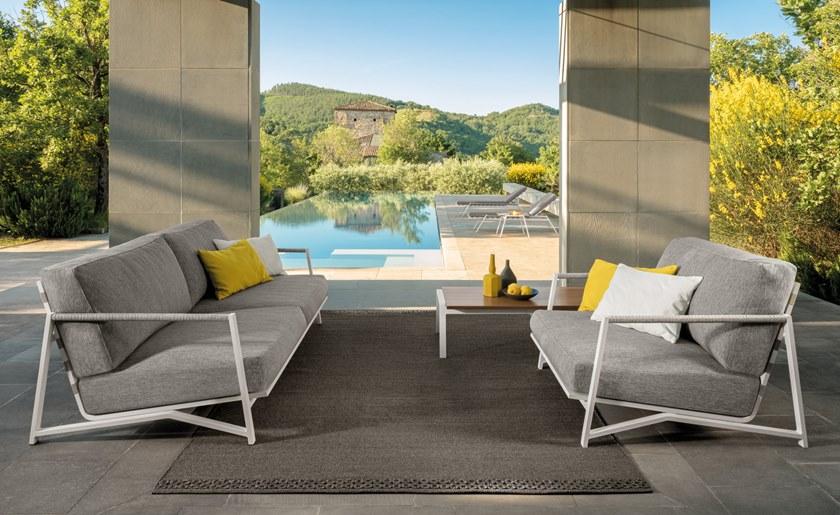 Talenti Садовый диван 2 мест со съемным чехлом из ткани Cottage Cotdiv - Вид №2