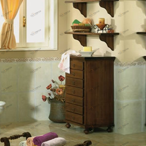 Epoque комод с 7 выдвижными ящиками CAPRI consolle BATHROOM LINE 450