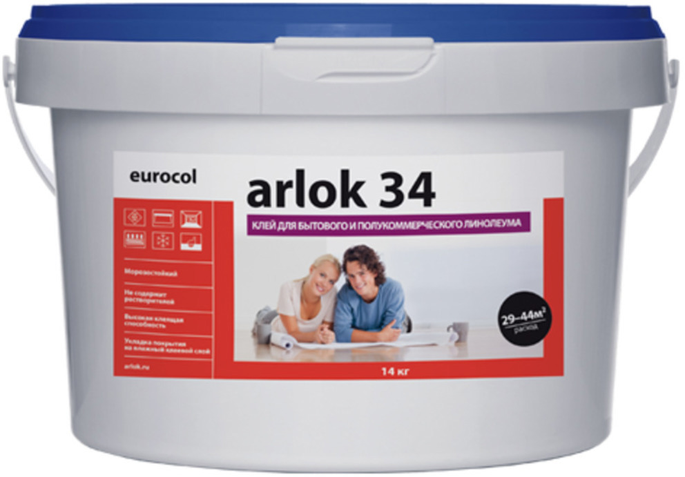 90339245 Клей для линолеума и ковролина 34 7 кг STLM-0190876 ARLOK