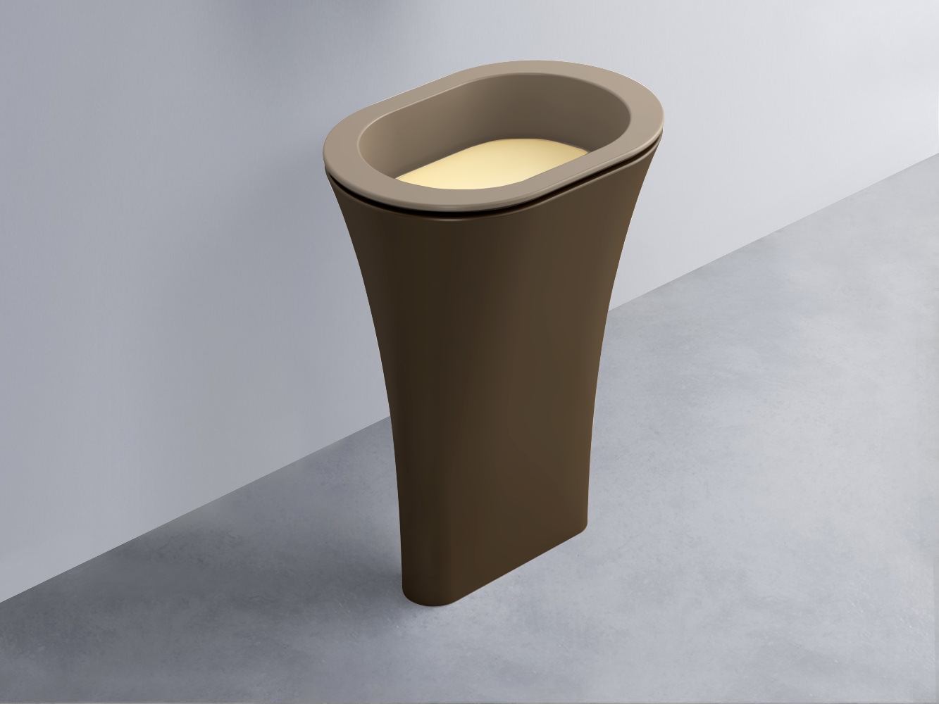 AMLA65-AN+AMPILO-CN+AMCOLO-CA Раковина Amedeo Ovale отдельностоящая cielo Enjoy + Amedeo Ceramica Cielo