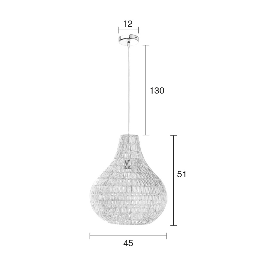 Лампа подвесная Cable Drop, черная Zuiver 5002804 - Вид №8