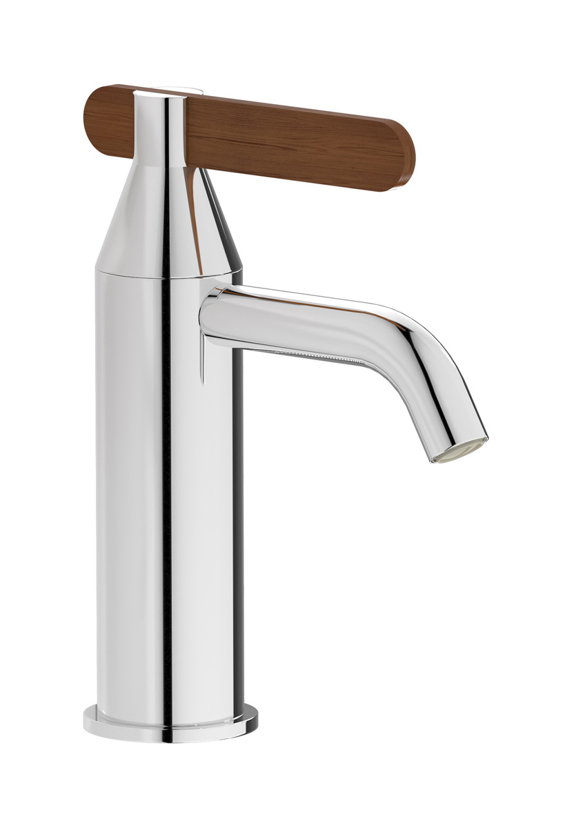 Смеситель для раковины на 1 отверстие в комплекте с донным клапаном WE ARE IB ol314is Chrome Soho