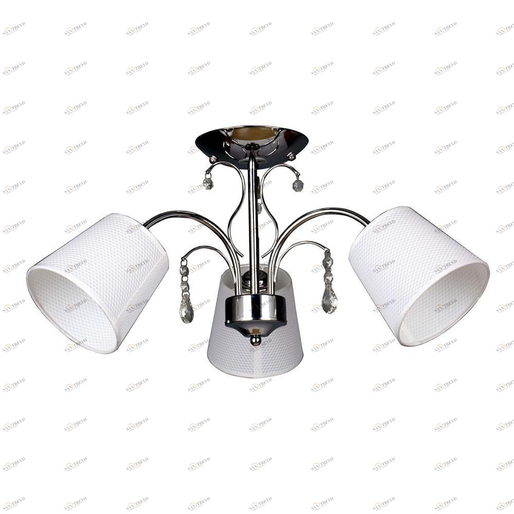 Потолочная люстра Omnilux Novello OML-56307-03 OMNILUX NOVELLO 336891 Белый;хром 