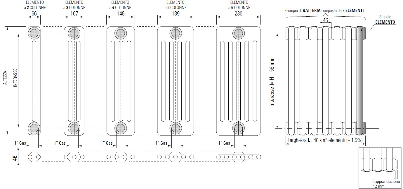 CORDIVARI Настенный радиатор горячей воды sun-id-1479138 - Вид №11
