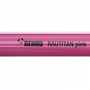 Труба полиэтиленовая с кислородным барьером PE-Xa/EVAL RAUTITAN pink REHAU 25х3,5 бухта 50м