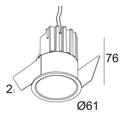 Утопленный металлический светодиодный наружный прожектор Deltalight Deep Ringo ARCH-00076563 - Вид №2
