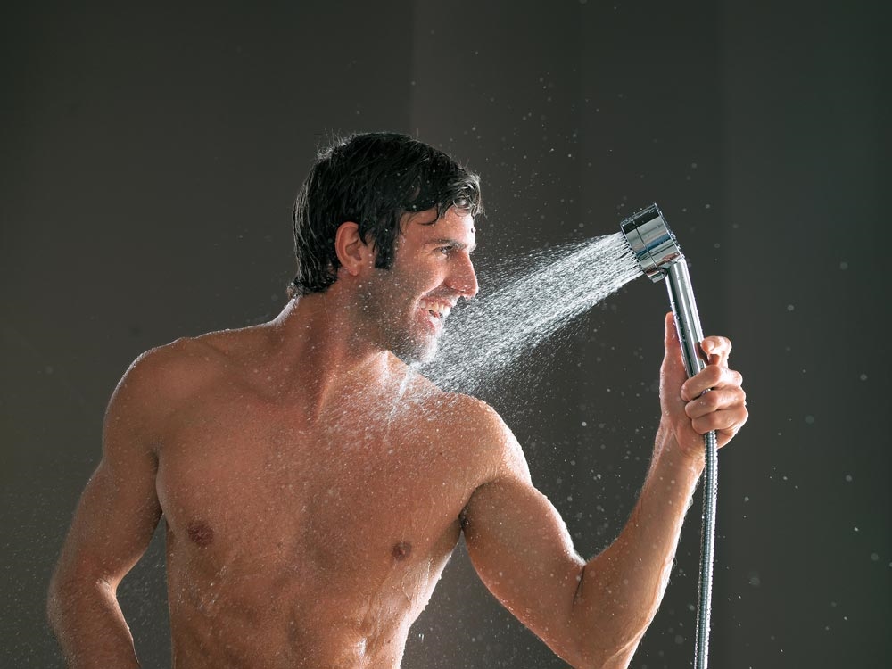 B00160 Душевая лейка CYLINDRICA/3 Ø 75 mm BOSSINI  - Вид №3