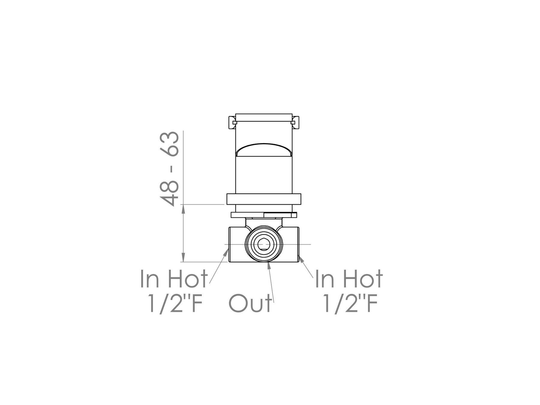 Смеситель для душа с одним отверстием rvb POLO CLUB ARCH-00014181 - Вид №1