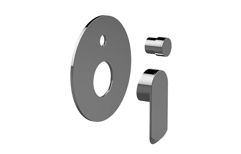 E-7080-LM45N-T Подштукатурный смеситель для душа из переключателем 1/2" - внешние элементы GRAFF Phase