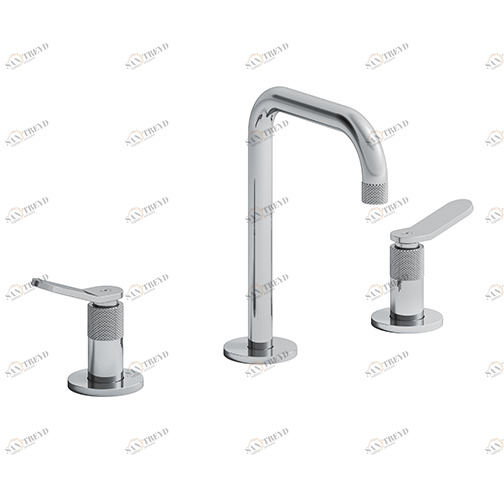 CRIES205 Смеситель для раковины REGULAR на 3 отверстия со сливом Up & Down 1 ”1/4 Cristina Rubinetterie 