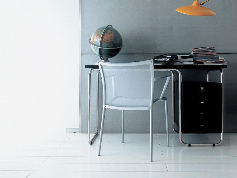 Zanotta Стол из нержавеющей стали с ящиками sun-id-1439210 - Вид №3