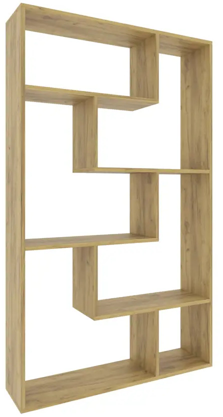 91592563 Стеллаж Velardy 90x150x22 см нагрузка до 7 кг ЛДСП цвет дуб крафт золотой STLM-1085508