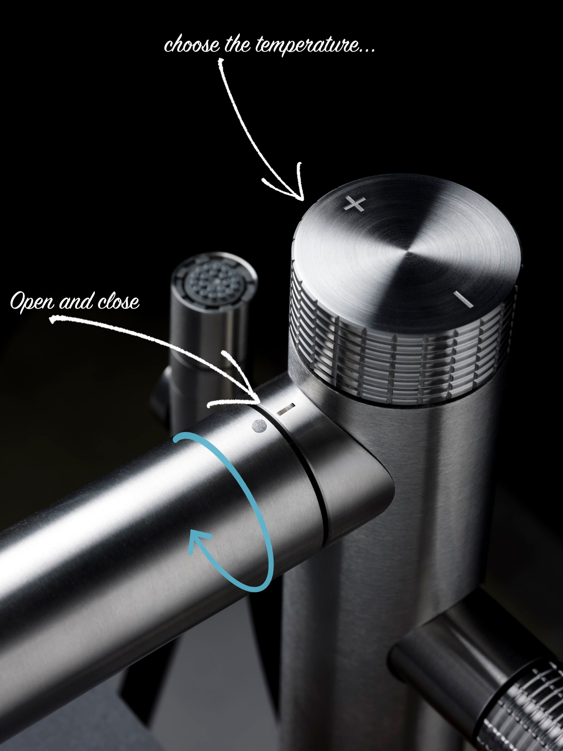 Смеситель для ванны из нержавеющей стали с ручным душем BEAMTECH App ARCH-00150677 - Вид №5