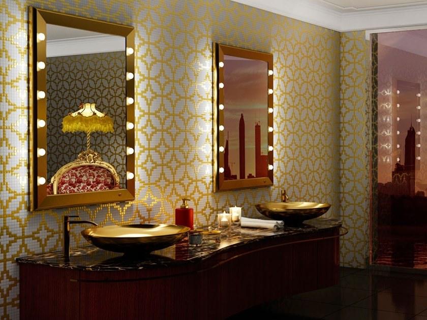 UNICA by Cantoni Прямоугольное настенное зеркало из анодированного алюминия со встроенной подсветкой Sp sun-id-1405902 - Вид №1